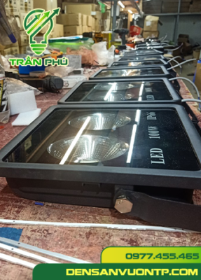 đèn pha chén 100w xưởng đèn công ty Trần Phú