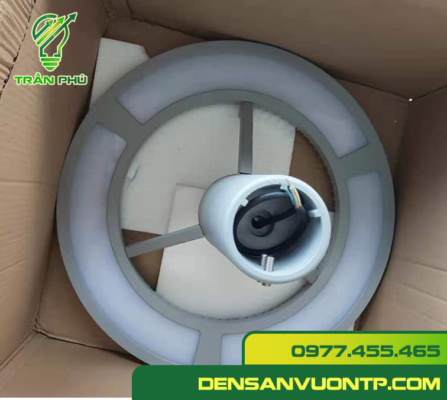 đèn trụ sân vườn vòng bạc