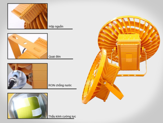 Cấu tạo đèn chống nổ