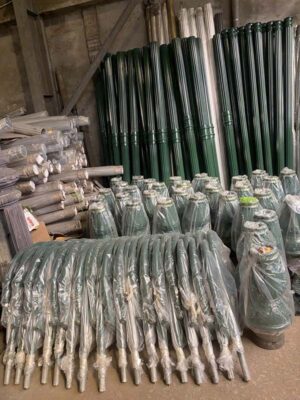 ảnh xưởng sản xuất trụ cột đèn sân vườn