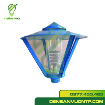 Đèn sân vườn đầu nấm kính trong hiện đại