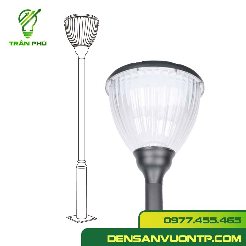 Đèn cột Năng lượng mặt trời 01